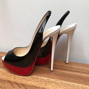 Christian Louboutin Lady Peep Sling 150